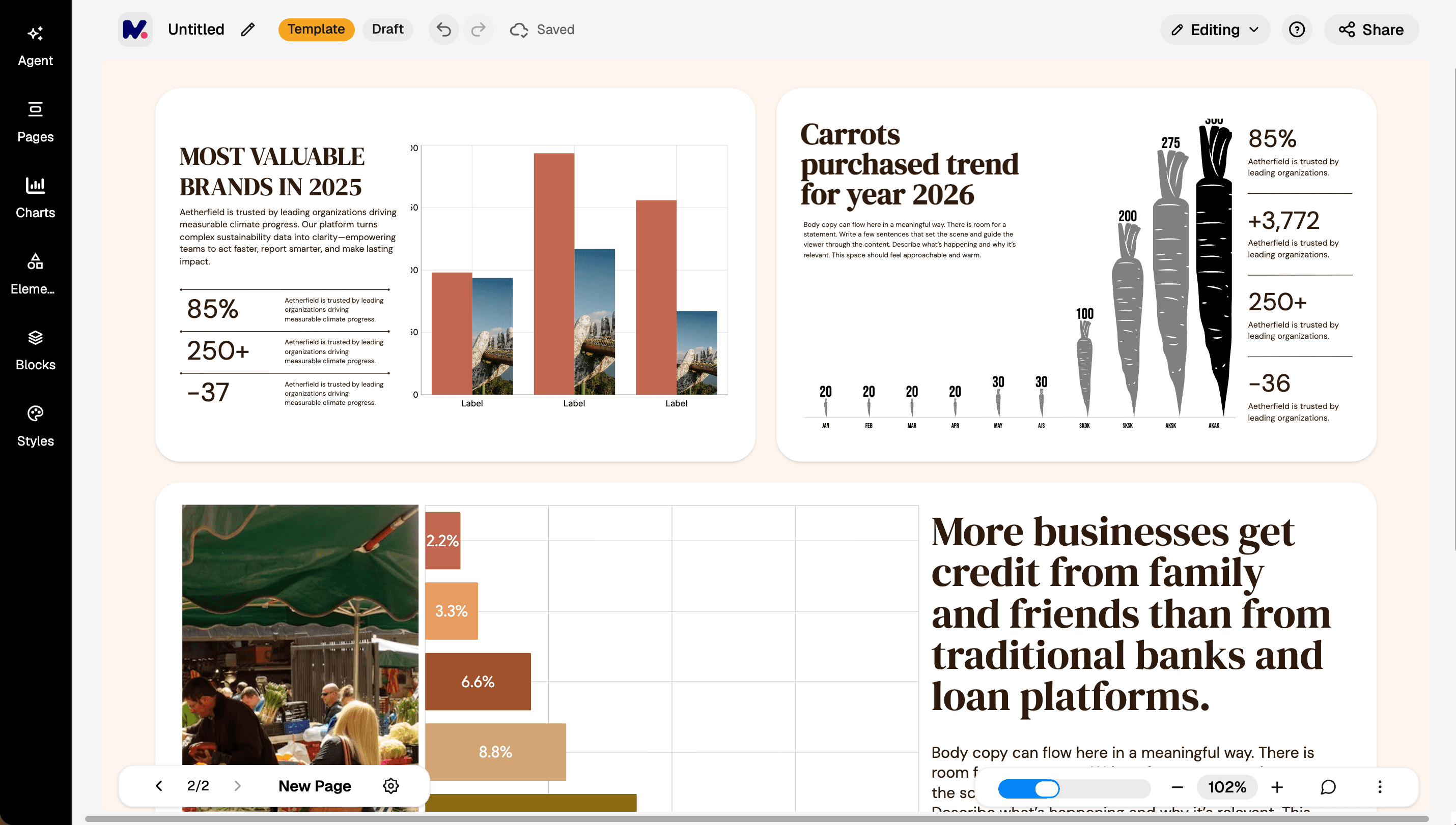 Dashboards Output Type